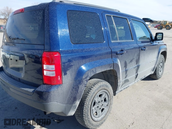 2016 Jeep Patriot Sport with VIN 1C4NJRBB9GD508797, listed as a IAAI auction lot 41692204 with 104,378 mi miles and . Bid and sale history available at carsss.com. Image 4.