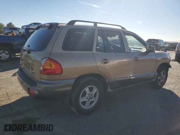 2004 Hyundai Santa Fe GLS with VIN KM8SC73D04U686851, listed as a Copart auction lot 78108514 with 92,297 mi miles and Salvage Title. Bid and sale history available at carsss.com. Image 3.