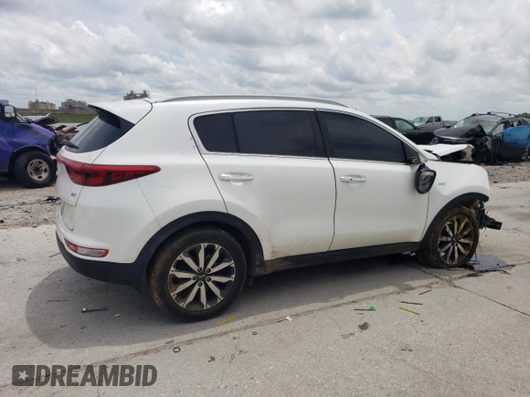 2018 Kia Sportage EX with VIN KNDPNCAC5J7404155, listed as a Copart auction lot 55111775 with 189,691 mi miles and Salvage title. Bid and sale history available at DreamBid. Image 3.