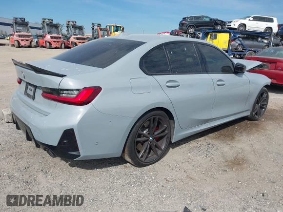 2023 BMW 3 Series 330i with VIN 3MW69FF0XP8D64353, listed as a IAAI auction lot 41361306 with 22,176 mi miles. Bid and sale history available at carsss.com. Image 4.