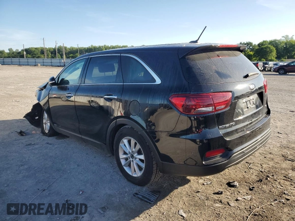 2019 Kia Sorento LX with VIN 5XYPGDA30KG548927, listed as a Copart auction lot 56849534 with 67,770 mi miles and Salvage Title. Bid and sale history available at DreamBid. Image 2.