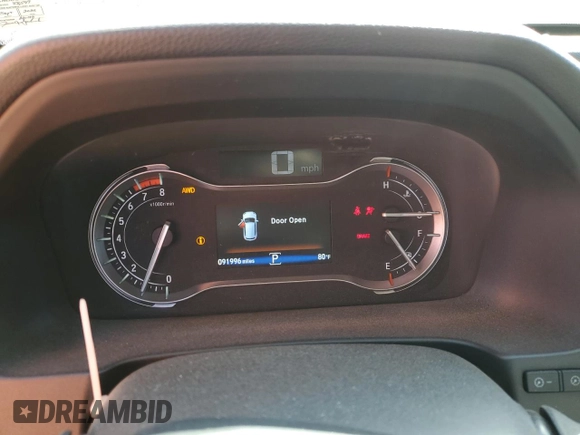 2017 Honda Pilot EX-L with VIN 5FNYF6H56HB030217, listed as a Copart auction lot 43574145 with 91,996 mi miles and Salvage Title. Bid and sale history available at DreamBid. Image 9.