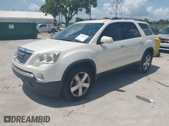 2012 GMC Acadia SLT1 z VIN 1GKKRRED9CJ284620, wystawiony jako IAAI lot #42350419 z przebiegiem 160 400 mil mil oraz . Historia ofert i sprzedaży dostępna na DreamBid. Obrazek 2.