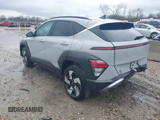 2024 Hyundai Kona Limited with VIN KM8HECA33RU040170, listed as a IAAI auction lot 42116620 with 6,810 mi miles and . Bid and sale history available at carsss.com. Image 3.