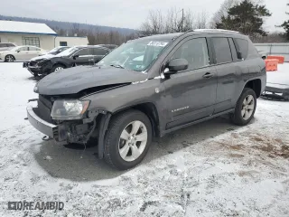2014 Jeep Compass Latitude with VIN 1C4NJDEB6ED816196, listed as a Copart auction lot 86510794 with 134,058 mi miles and Salvage Title. Bid and sale history available at carsss.com. Image 1.