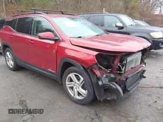 2018 GMC Terrain SLE with VIN 3GKALTEX8JL391880, listed as a IAAI auction lot 41974373 with 202,748 mi miles. Bid and sale history available at carsss.com. Image 1.