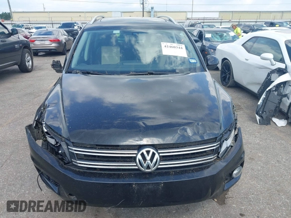 2016 Volkswagen Tiguan R-Line with VIN WVGAV7AX4GW602817, listed as a IAAI auction lot 42460344 with 124,612 mi miles and . Bid and sale history available at DreamBid. Image 12.