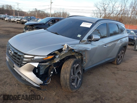 2022 Hyundai Tucson SEL with VIN 5NMJFCAE4NH060031, listed as a IAAI auction lot 41451874 with 57,228 mi miles and . Bid and sale history available at carsss.com. Image 19.
