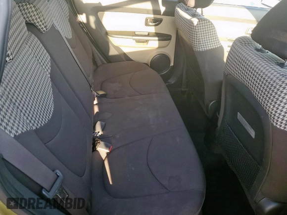 2010 Kia Soul + with VIN KNDJT2A25A7177174, listed as a Copart auction lot 52167295 with 86,752 mi miles and Salvage Title. Bid and sale history available at DreamBid. Image 11.