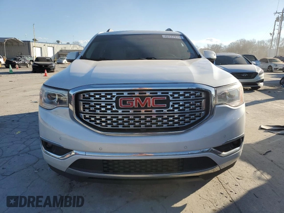 2017 GMC Acadia Denali with VIN 1GKKNPLSXHZ144764, listed as a Copart auction lot 45737915 with 104,429 mi miles and Salvage Title. Bid and sale history available at carsss.com. Image 5.