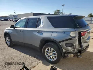 2023 Chevrolet Traverse LS with VIN 1GNEVLKW0PJ200334, listed as a Copart auction lot 76486454 with 28,756 mi miles and Salvage Title. Bid and sale history available at carsss.com. Image 2.