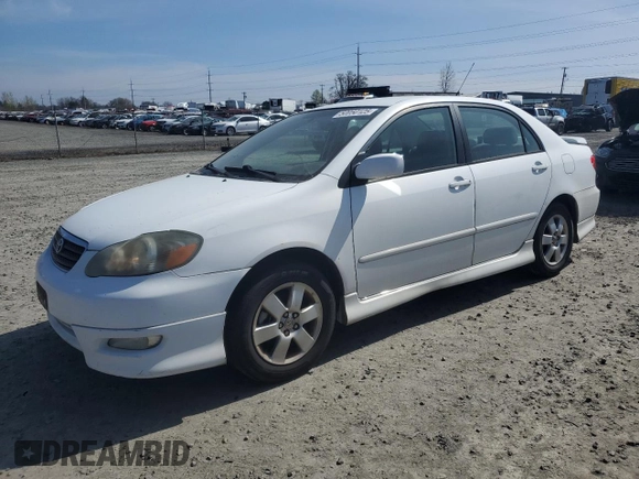 2005 Toyota Corolla CE with VIN 1NXBR32E25Z463861, listed as a Copart auction lot 50050125 with 218,974 mi miles and Salvage Title. Bid and sale history available at DreamBid. Image 1.