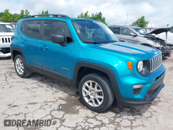 2022 Jeep Renegade Latitude with VIN ZACNJDB10NPN77271, listed as a IAAI auction lot 42512854 with 43,182 mi miles and . Bid and sale history available at DreamBid. Image 1.