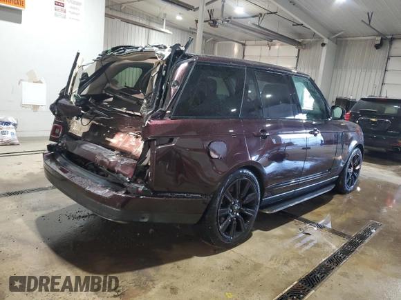 2020 Land Rover Range Rover P525 HSE с VIN SALGS2SEXLA409224, выставлен на аукционе Copart как лот 44434785 с пробегом 37 414 миль миль и Списание • Salvage title. История ставок и продаж доступна на DreamBid. Изображение 3.