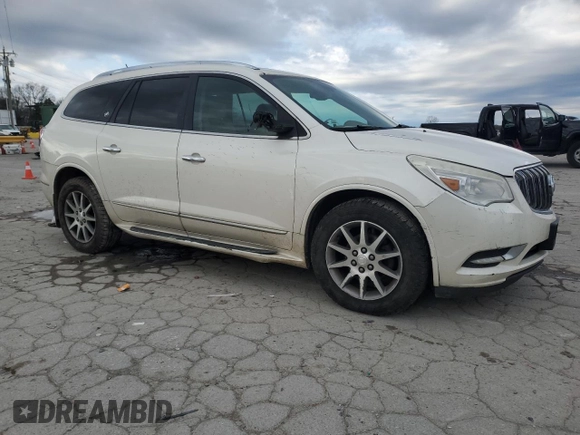 2015 Buick Enclave Leather with VIN 5GAKVBKD4FJ165995, listed as a Copart auction lot 44162745 with 177,167 mi miles and Salvage Title. Bid and sale history available at carsss.com. Image 4.