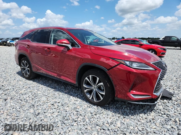2021 Lexus RX 350L with VIN JTJHZKEA6M2018970, listed as a Copart auction lot 58027705 with 65,070 mi miles and Salvage title. Bid and sale history available at DreamBid. Image 4.
