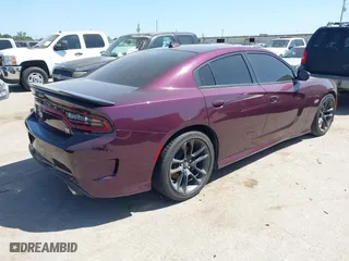 2020 Dodge Charger Scat Pack Widebody with VIN 2C3CDXGJ8LH190207, listed as a IAAI auction lot 42003361 with 9,945 mi miles. Bid and sale history available at carsss.com. Image 4.