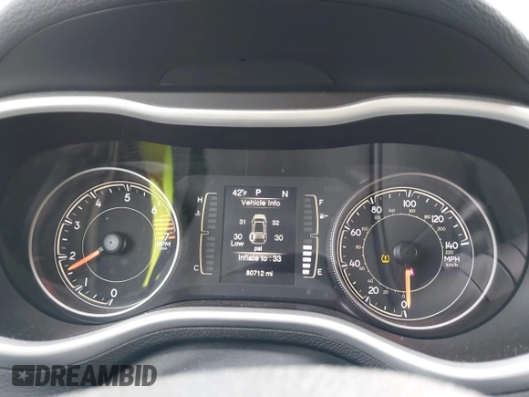 2018 Jeep Cherokee Latitude Plus with VIN 1C4PJLLB3JD553228, listed as a IAAI auction lot 41651643 with 80,712 mi miles and . Bid and sale history available at DreamBid. Image 7.
