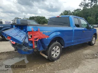2015 Ford F-150 XL with VIN 1FTEX1C89FFD11232, listed as a Copart auction lot 58752915 with 185,065 mi miles and Salvage title. Bid and sale history available at DreamBid. Image 3.