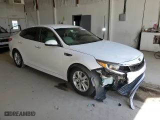 2018 Kia Optima LX with VIN 5XXGT4L37JG236065, listed as a Copart auction lot 50424515 with 75,747 mi miles and Salvage Title. Bid and sale history available at carsss.com. Image 4.