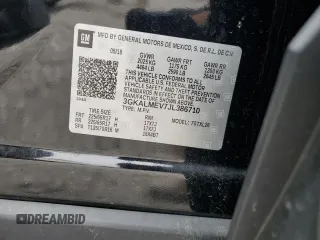 2018 GMC Terrain SLE with VIN 3GKALMEV7JL386710, listed as a Copart auction lot 50575765 with 79,272 mi miles and Salvage Title. Bid and sale history available at carsss.com. Image 12.