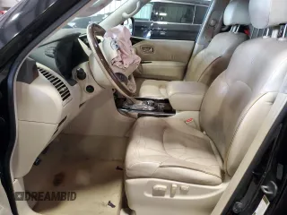 2013 Infiniti QX56 with VIN JN8AZ2NE7D9061006, listed as a Copart auction lot 50602075 with 0 mi miles and Salvage Title. Bid and sale history available at carsss.com. Image 7.