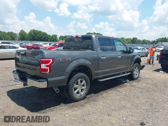 2019 Ford F-150 XL with VIN 1FTEW1E52KKE98899, listed as a IAAI auction lot 42576904 with 168,223 mi miles and . Bid and sale history available at DreamBid. Image 4.