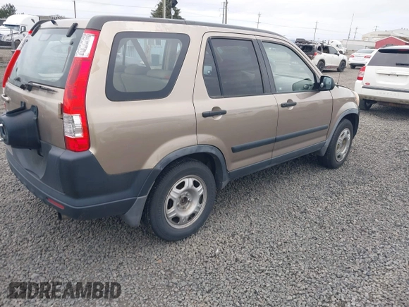 2006 Honda CR-V LX with VIN JHLRD78586C005185, listed as a IAAI auction lot 41976444 with 175,357 mi miles and . Bid and sale history available at carsss.com. Image 4.
