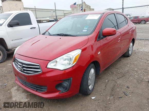 2017 Mitsubishi Mirage ES with VIN ML32F3FJ4HHF08080, listed as a IAAI auction lot 42182294 with 61,709 mi miles and . Bid and sale history available at DreamBid. Image 2.