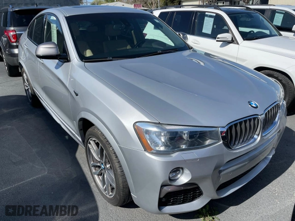 2017 BMW X4 M40i with VIN 5UXXW7C57H0U25044, listed as a Copart auction lot 46372383 with 110,116 mi miles. Bid and sale history available at carsss.com. Image 1.
