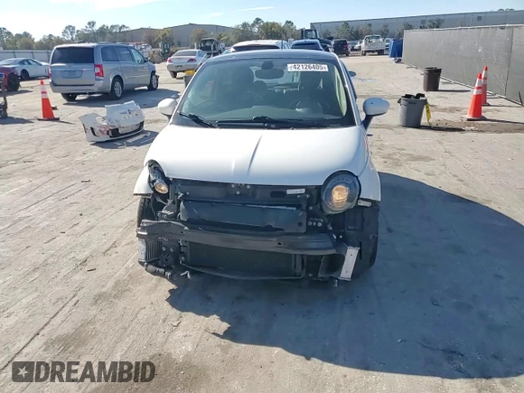 2018 FIAT 500 Pop with VIN 3C3CFFKH2JT504754, listed as a Copart auction lot 42126405 with 95,194 mi miles and Salvage Title. Bid and sale history available at carsss.com. Image 14.