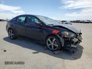 2015 Dodge Dart GT with VIN 1C3CDFEB5FD266246, listed as a Copart auction lot 52561855 with 129,964 mi miles and Salvage Title. Bid and sale history available at carsss.com. Image 4.