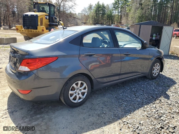 2013 Hyundai Accent GLS with VIN KMHCT4AE6DU310475, listed as a Copart auction lot 53751415 with 240,883 mi miles and Clean Title. Bid and sale history available at carsss.com. Image 3.
