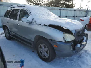 2003 Hyundai Santa Fe GLS with VIN KM8SC73D23U449633, listed as a Copart auction lot 88861775 with 181,299 mi miles and Salvage Title. Bid and sale history available at carsss.com. Image 4.