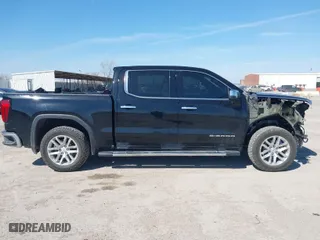2019 GMC Sierra 1500 SLT with VIN 3GTU9DED8KG296636, listed as a IAAI auction lot 41602200 with 77,524 mi miles. Bid and sale history available at carsss.com. Image 14.