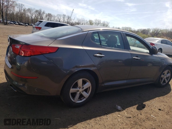 2014 Kia Optima LX with VIN 5XXGM4A79EG289052, listed as a Copart auction lot 54314545 with 208,620 mi miles and Salvage Title. Bid and sale history available at carsss.com. Image 3.