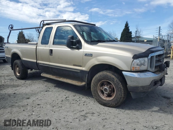 2000 Ford F-250 XL with VIN 1FTNX21F1YEA83615, listed as a Copart auction lot 49978775 with 198,382 mi miles and Salvage title. Bid and sale history available at DreamBid. Image 4.