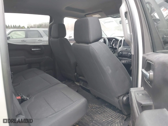 2021 Chevrolet Silverado 1500 Custom with VIN 3GCPYBEK2MG211442, listed as a IAAI auction lot 40985594 with 78,523 mi miles. Bid and sale history available at carsss.com. Image 8.