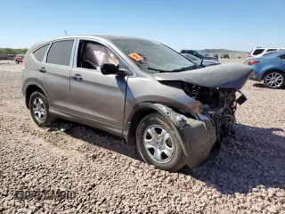 2013 Honda CR-V LX with VIN 3CZRM3H37DG703215, listed as a Copart auction lot 66378645 with 66,717 mi miles and Salvage title. Bid and sale history available at DreamBid. Image 4.