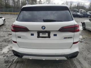 2020 BMW X5 M50i with VIN 5UXJU4C02L9C46464, listed as a Copart auction lot 43455805 with 89,337 mi miles and Salvage Title. Bid and sale history available at DreamBid. Image 6.