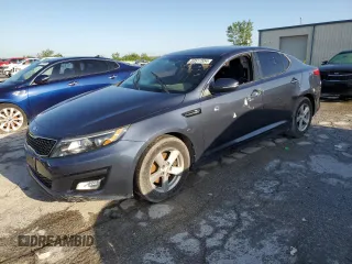 2015 Kia Optima LX z VIN 5XXGM4A71FG413543, wystawiony jako Copart lot #53517554 z przebiegiem 70 454 mil mil oraz Czysty tytuł • Clean title. Historia ofert i sprzedaży dostępna na DreamBid. Obrazek 1.