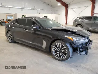 2018 Kia Stinger Premium with VIN KNAE25LA0J6024179, listed as a Copart auction lot 45175454 with 53,461 mi miles and Non Repairable. Bid and sale history available at DreamBid. Image 4.