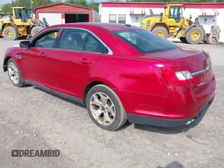2011 Ford Taurus SEL with VIN 1FAHP2EW5BG127110, listed as a IAAI auction lot 42154950 with 227,549 mi miles. Bid and sale history available at carsss.com. Image 3.