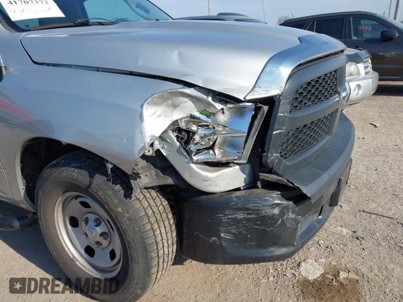 2014 Ram 1500 Express with VIN 3C6JR6AG5EG223055, listed as a IAAI auction lot 41707372 with 97,353 mi miles and . Bid and sale history available at DreamBid. Image 6.