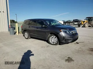 2019 Honda Pilot LX with VIN 5FNYF5H11KB019608, listed as a Copart auction lot 42678425 with 29,148 mi miles and Salvage Title. Bid and sale history available at DreamBid. Image 11.
