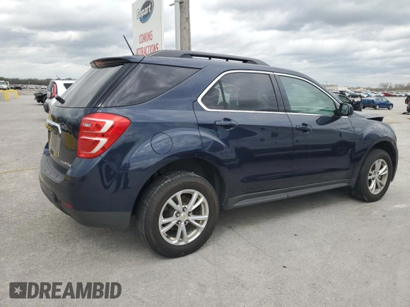 2016 Chevrolet Equinox LT with VIN 2GNALCEK9G1109859, listed as a Copart auction lot 51481135 with 126,435 mi miles and Salvage Title. Bid and sale history available at carsss.com. Image 3.