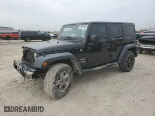 2018 Jeep Wrangler JK Unlimited Sport S with VIN 1C4BJWDG8JL858719, listed as a Copart auction lot 47990085 with 108,754 mi miles and Salvage Title. Bid and sale history available at carsss.com. Image 1.