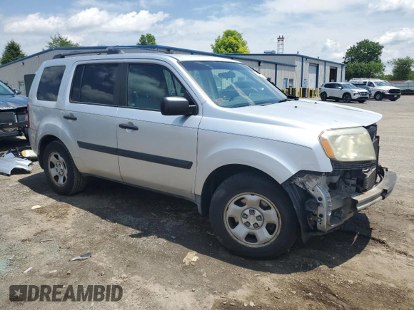 2009 Honda Pilot LX with VIN 5FNYF48259B040040, listed as a Copart auction lot 59860445 with 213,459 mi miles and Salvage title. Bid and sale history available at DreamBid. Image 4.