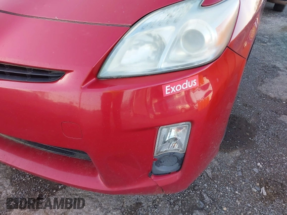 2010 Toyota Prius II with VIN JTDKN3DU4A0222759, listed as a IAAI auction lot 42036707 with 248,930 mi miles. Bid and sale history available at carsss.com. Image 6.