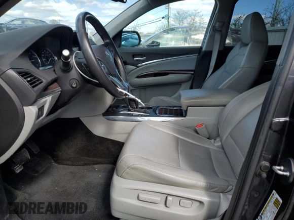 2015 Acura MDX Tech Pkg with VIN 5FRYD4H47FB008644, listed as a Copart auction lot 52514695 with 116,291 mi miles and Salvage Title. Bid and sale history available at carsss.com. Image 7.